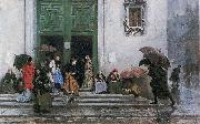 Raimundo Madrazo Coming out of Church oil painting reproduction
